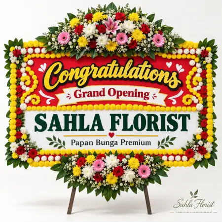 Papan Bunga Ucapan Selamat Cibeureum